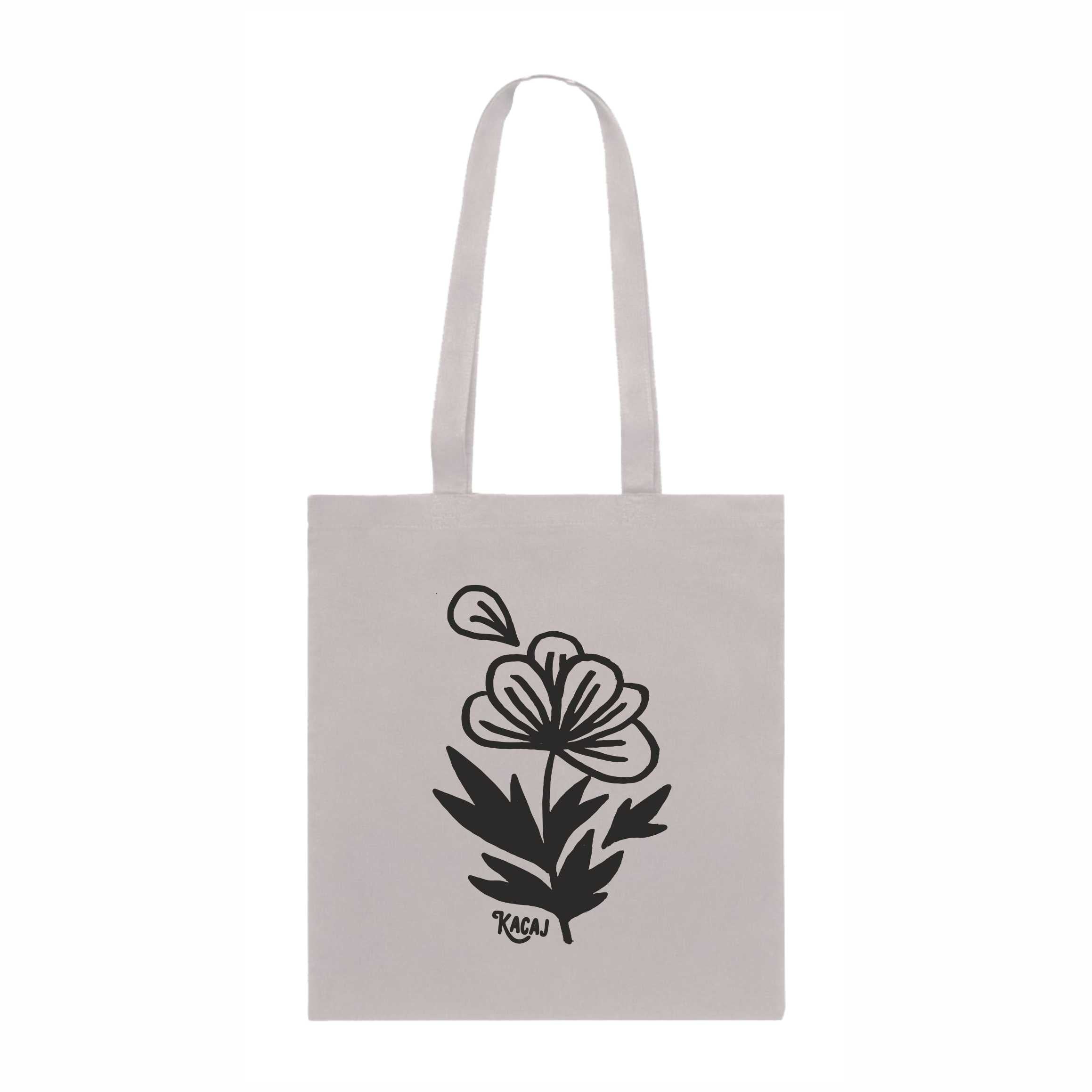 KACAJ - Virágos totebag